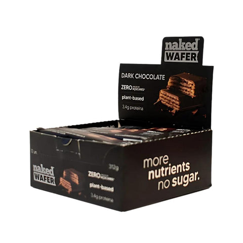 Wafer Dark Chocolate Naked Nuts (Cx 12un de 26g)