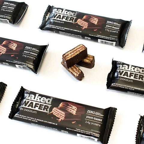 Wafer Dark Chocolate Naked Nuts (Cx 12un de 26g)