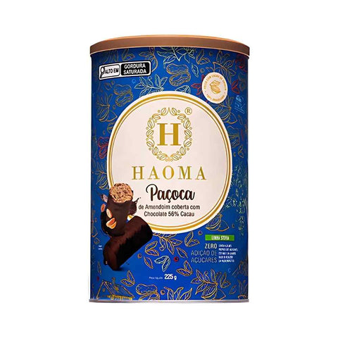 Lata de Paçoca com Chocolate 56% Haoma 225g
