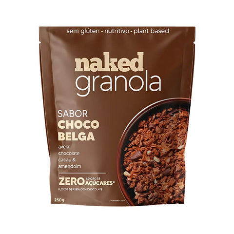 Granola Chocolate Belga e Aveia Naked Nuts 250g