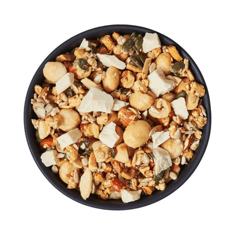 Granola Low Carb Macadâmia com Chocolate Branco Grano Square 200g