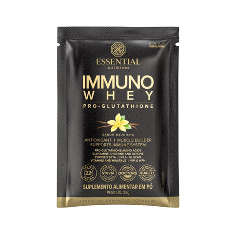 Sachê Immuno Whey Baunilha Essential Nutrition 25g