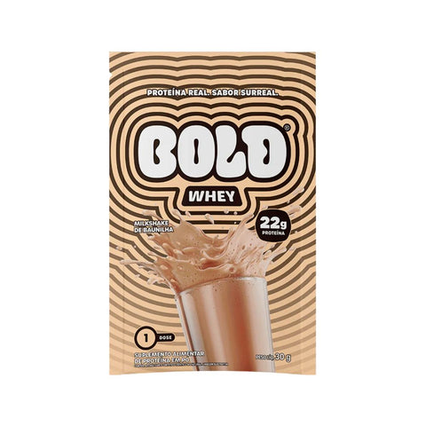 Bold Whey Milkshake de Baunilha Sachê 30g (Display c/10 un)