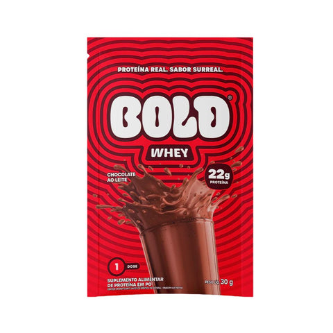 Bold Whey Chocolate ao Leite Sachê 30g (Display c/10 un)