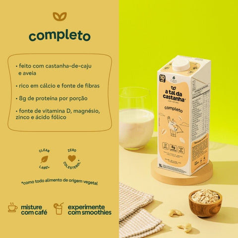 Bebida Vegetal Completo A Tal da Castanha 1L
