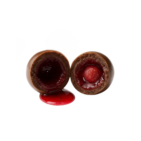 Drageado de Licor de Cereja com Chocolate ao Leite (Granel 100g)