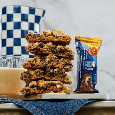 Barra de Proteína Cappuccino Cookies 'n' Cream 3Corações 50g