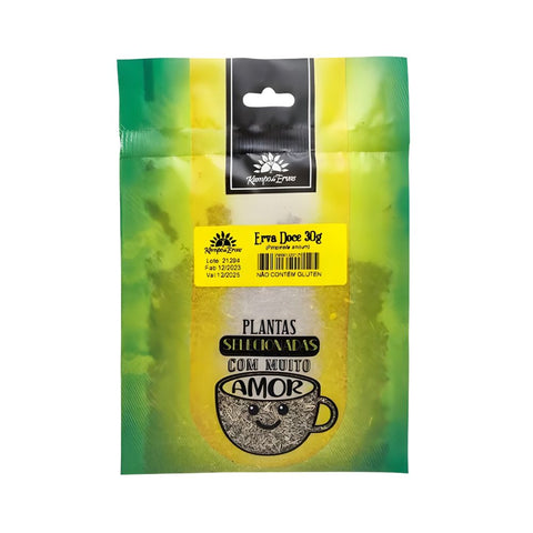 Chá de Erva Doce Orgânico Kampo de Ervas 30g