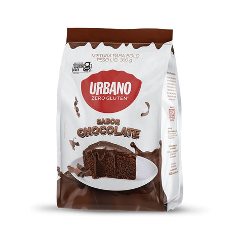 Mistura para Bolo Sabor Chocolate Zero Glúten Urbano 300g