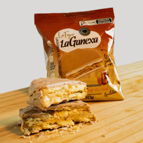 Alfajor Sabor Caramelo e Flor de Sal La Ganexa 50g