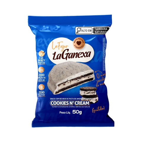 Alfajor Sabor Cookies n' Cream La Ganexa 50g
