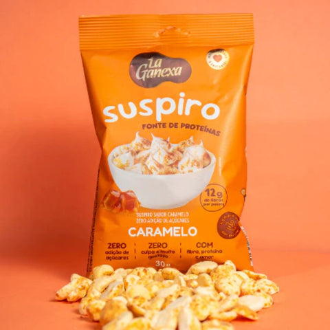 Suspiro Sabor Caramelo Zero Açúcar La Ganexa 30g