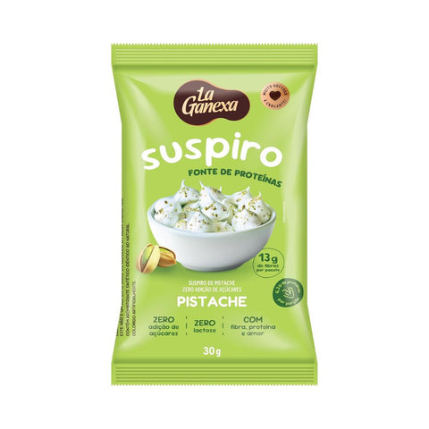 Suspiro Sabor Pistache Zero Açúcar La Ganexa 30g