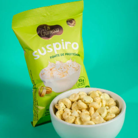 Suspiro Sabor Pistache Zero Açúcar La Ganexa 30g