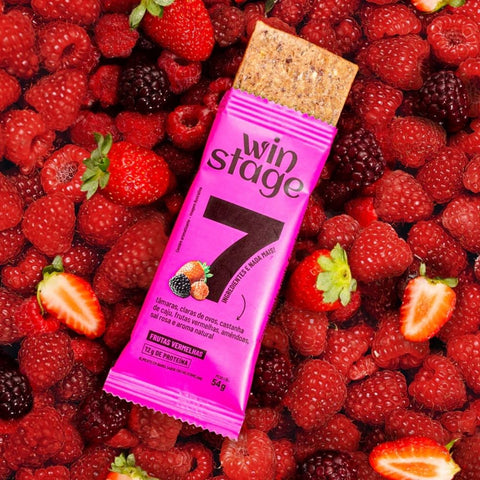 Barra de Proteína de Frutas Vermelhas WinStage (12 un de 54g)