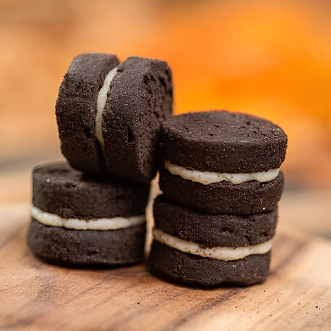 Casadinho Vegano Cacau Black com Recheio de Chocolate Branco e Baunilha Casas do Valle 175g