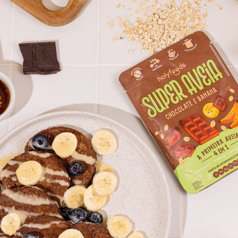 Super Aveia Chocolate e Banana Holyfoods 66g