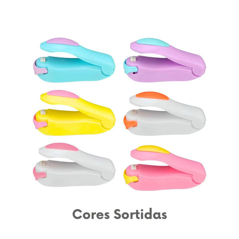 Mini Seladora de Embalagem Portátil 10cm