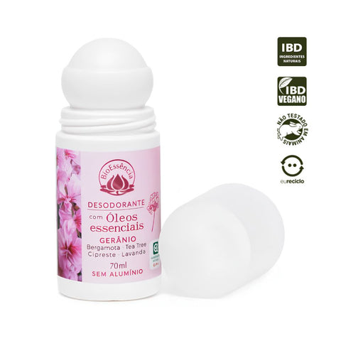Desodorante Natural Floral BioEssência 70ml