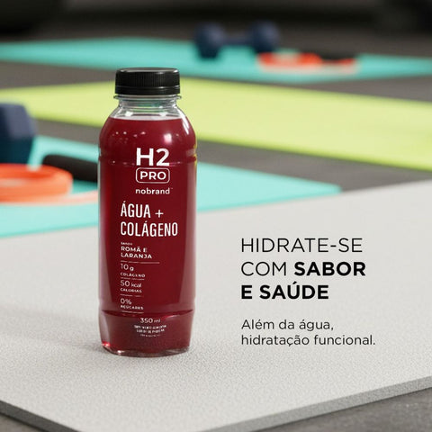 Água Funcional H2PRO Romã e Laranja Nobrand 350ml