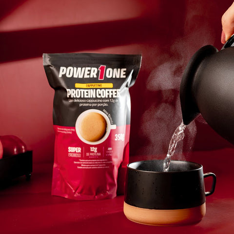 Cappuccino Proteico Zero Açúcar Power1One 350g