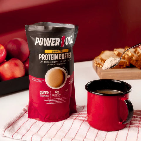 Cappuccino Proteico Zero Açúcar Power1One 350g