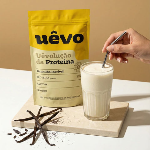 Proteína Sabor Baunilha Uêvo 1kg