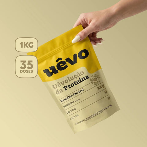 Proteína Sabor Baunilha Uêvo 1kg