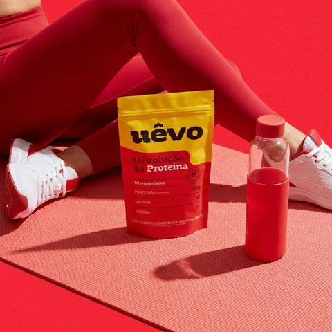 Proteína Sabor Morango Uêvo 1kg