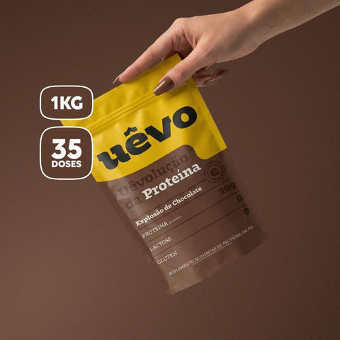 Proteína Sabor Chocolate Uêvo 1kg