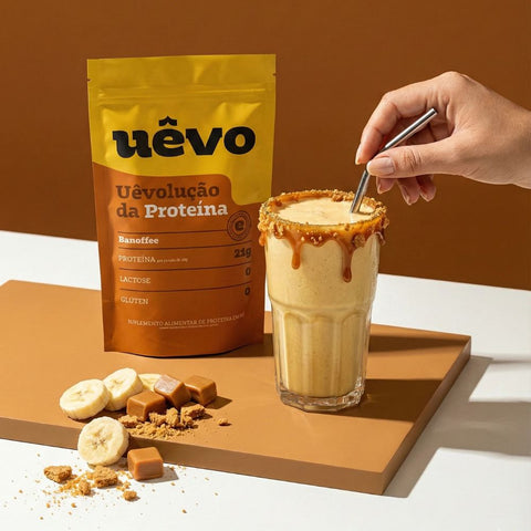 Proteína Sabor Banoffee Uêvo 1kg