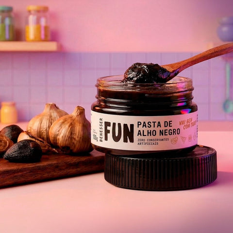 Pasta de Alho Negro Linha FUN Benesser 100g