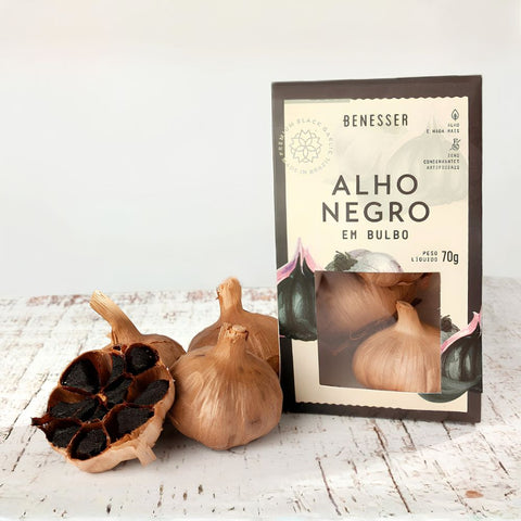 Alho Negro em Bulbo Benesser 70g