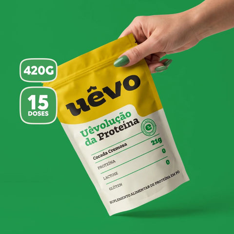 Proteína Sabor Cocada Cremosa Uêvo 420g