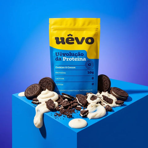 Proteína Sabor Cookies & Cream Uêvo 420g
