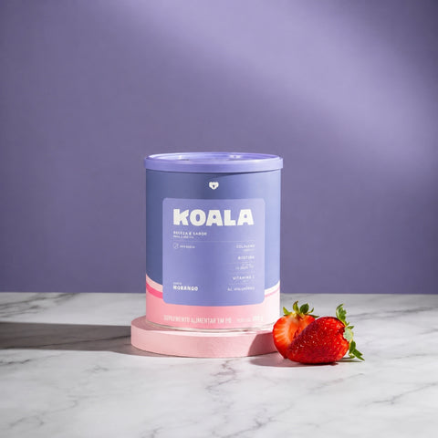 Bebida Noturna Sabor Morango Sleep Koala 264g 