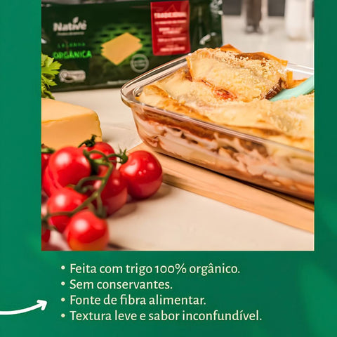 Massa para Lasanha Orgânica Native 200g