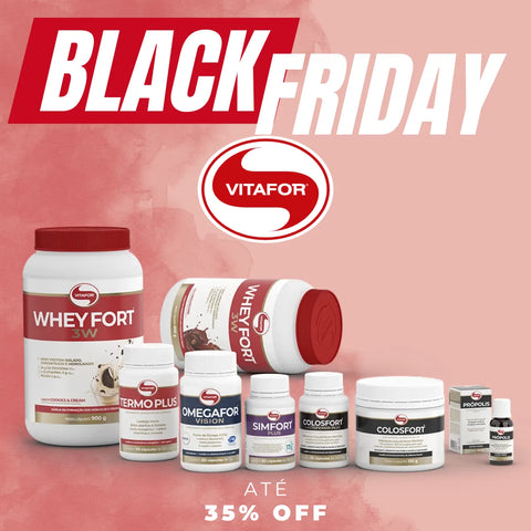 Economize Até 35% em Suplementos Vitafor Nesta Black Friday!